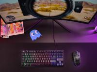 Trust Gaming GXT 929 Helox - Ratón Gaming Inalámbrico Ultraligero con Iluminación RGB, Carcasa Perforada, DPI Ajustable hasta 4800, Batería de 80 Horas, 6 Botones, Compatible con PC y Laptop - details 0
