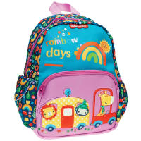 FOTOCOPS Mochila Infantil Fisher Price – Rainbow Days 30 cm, Bolsillo Frontal y Laterales, Cómoda, Colores Animados - details 0