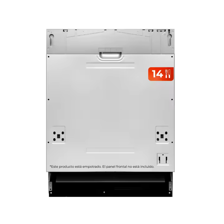 Lavavajillas integrable EVVO Di.2, 14 Cubiertos, 8 Programas, Inox, Ancho 600 mm - 1