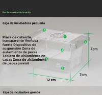 Caja De Acuario Tropico Caja De Cría De Pez Transparente Plástico Suministros De Acuario - details 4