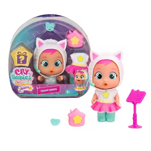 BEBÉS LLORONES LÁGRIMAS MÁGICAS Talent Daisy - mini muñeca coleccionable Vestido personalizado según su talento-Regalo perfecto para NIÑOS y NIÑAS 3 años o más - 1