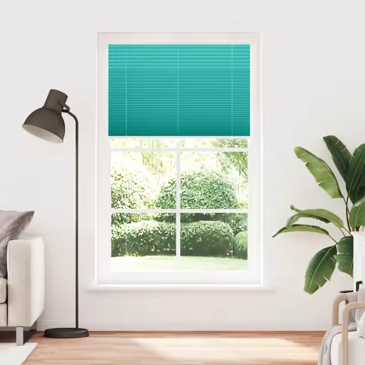 Estor Plisado verde petróleo 115x200 cm Tela Ancho 114,4 cm - 1