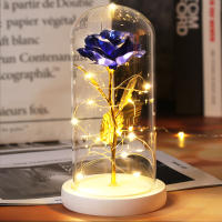 Rosa De Boda Con LED Galaxia Enchanted Con Luz En Domos Regalo De San Valentín Navidad Día De La Madre Belleza Y La Bestia Para Interior - details 14