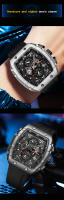 Reloj De Pulsera Militar VA VA VOOM Para Hombre Con Dial De 47 Mm Resistente Al Agua Y Shock Con Correa De Silicona Multifuncional Moda Deportiva - details 9