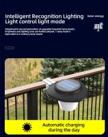 Lámpara Solar LED Para Exterior Con Sensor De Movimiento Alta Brillo Para Jardín Iluminación Automática De Exteriores - details 6
