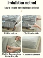 4Pcs Clips Para Rincones De Sábanas Clips Para Mantener Las Sábanas Tensas Herramientas De Cama De Alta Resistencia Para Tamaños De Cama Diversos - details 10