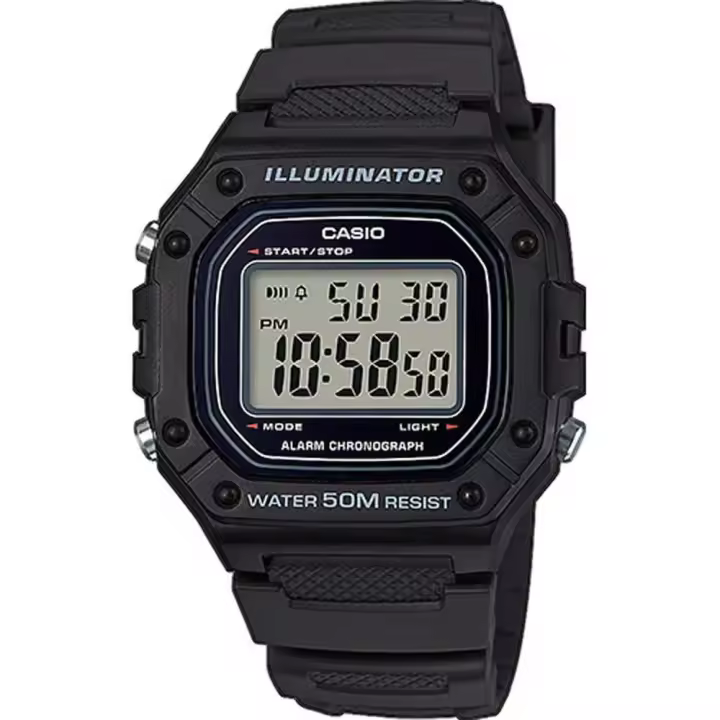 Casio Reloj W-218h-1avef Negro Hombre - 1
