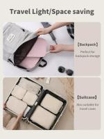 Cubo De Compresión Portátil Para Viaje Organizador De Ropa Impermeable Para Maleta Estuche De Almacenamiento De Bolsas De Cajón Ecológico - details 4