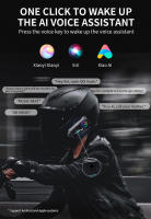 Auriculares Bluetooth Para Casco De Motocicleta Impermeables Con Reducción De Ruido Y Control De Voz Autonomía De Larga Duración Manos Libres - details 2