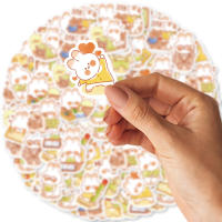 30pcs Pegatinas De Conejo Lindo Graffiti De Dibujos Animados Para Decorar Cuaderno Maleta Moto Scrapbook PVC Impermeable Tamaño 6.5x4.5cm - details 3