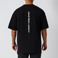 Camiseta De Hombre Oversize Suelta Para Fitness Casual Streetwear Hip Hop Sportswear Gym Bodybuilding Verano Malla Secado Rápido - details 2
