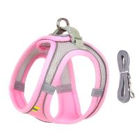 Juego De Correa Y Arnés Ajustable Para Perros Pequeños Vestido De Gato Pupilo Chihuahua Pug Bulldog Francesés Caminar Al Aire Libre - details 15