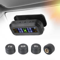 Sistema De Monitoreo De Presión De Neumáticos Digital Con Advertencia De Temperatura Para Coche TPMS Solar LEEPEE - details 3