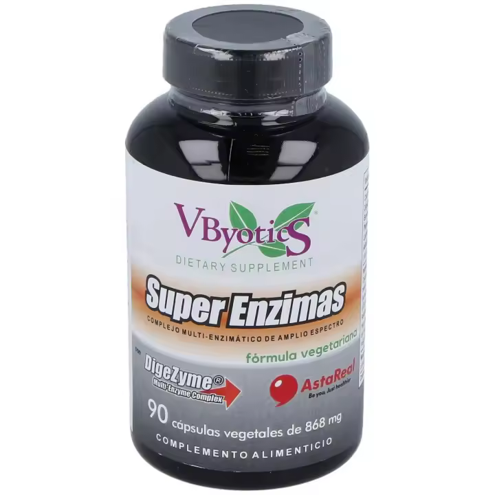 Super Enzimas Vegetales Con Digezyme 90 Vcaps - 1