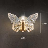 Lámpara De Pared LED Borboleta Nórdica Para Iluminación Interior Luz De Pared Moderna Para Dormitorio Hotel Sala De Estar Decoración De Hogar - details 1