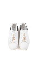Lyla Wang Zapatillas blancas para mujer con detalles dorados,elegancia casual para el día a día - details 2