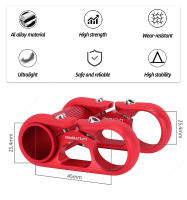 Litepro 412 SP8 Tornillo Plegable Bicicleta Doble 25.4mm Aluminio Ajustable En Rojo/ Negro/ Plateado/ Oro Para Manillar - details 1