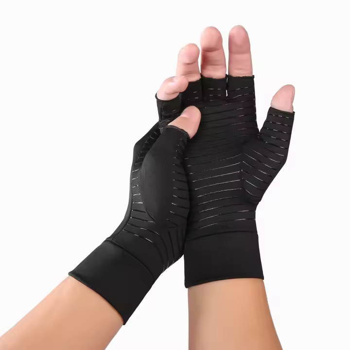 Guantes De Compresión Magnéticos Para El Codo Y Mano Antiartritis Terapia De Salud Alivio Del Dolor De Mano Y Rodilla Guantes De Seguridad Para Adultos - 1