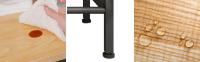 Vicyol S&D Estante de Almacenamiento Ahorra Espacio de 3 Niveles Encima Inodoro o Lavadora. Madera E1 y Acero - details 1