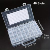 Caja De Almacenamiento De Joyería Y Perlas Para Pintura Diamante DIY Organizador De Accesorios De Joyería De Plástico Con 32/40/42/48/56/64 Slots - details 1