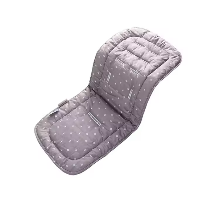Colchoneta Silla Paseo Universal, Algodón Funda Carrto Bebe Universal, Funda Carro Bebe Universal de Doble Cara, Colchoneta Carro Bebe Universal, Colchoneta Silla Bebe para Bebés 77x34cm - 1