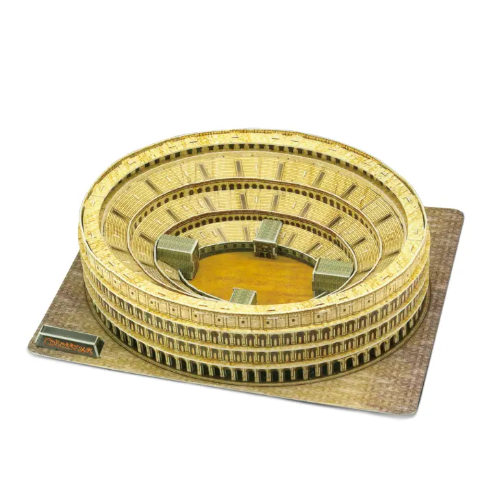 DAM. Puzle 3D de cartón del Coliseo en Roma. 84 piezas. 34x27x8cm. - 1