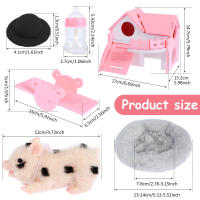 Juguete De Cerditos Mini Set De Muñecos De Silicona Accesorio De Cerdita Reborn Lindo Y Realista Para Recién Nacidos Regalo Para Niños - details 12