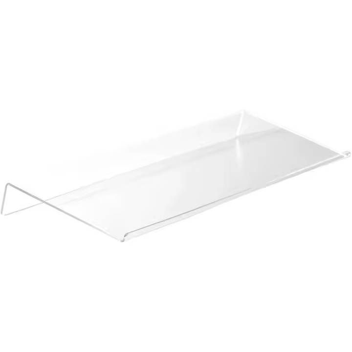 Soporte de teclado de computadora en ángulo Soporte de teclado transparente para una escritura ergonómica fácil - 1