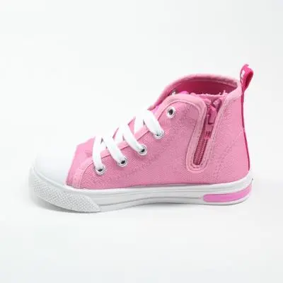 ZAPATILLA LONETA SUELA PVC CON LUCES ALTA HELLO KITTY - 1