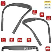 Nueva lámpara LED para el cuello, lámpara de lectura con protección para los ojos, lámpara para correr, lámpara de lectura para el cuello, lámpara de libro con carga USB, lámpara para correr - details 3