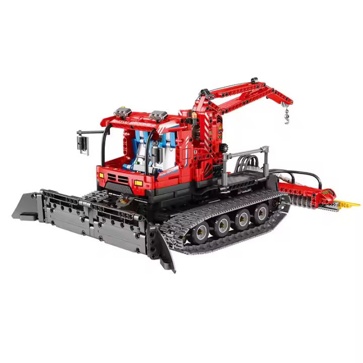 Bloques De Construcción RC Vehículo Técnico De Nieve 1100PCS Juguete De Bloques De Ingeniería Para Niños Regalos Coche Eléctrico Control Remoto Modelo Craneo - 1