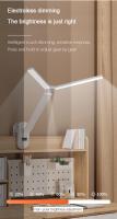 Lámpara De Lectura LED Doble Con Pinza Y Control Táctil Dimmer Protección Ocular Para Dormitorio Estudio Oficina - details 5