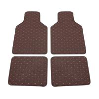 Alfombrillas de Coche Universales de Cuero PU de Alta Calidad Juego de 4 Piezas para Coches, Camiones, SUV Hecho de Fibra Natural - details 5