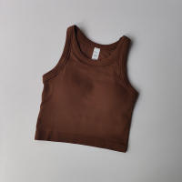 Ropa Deportiva Para Mujer Top De Yoga Fitness Absorbedor De Choque Con Sujetador Integrado Secado Rápido Transpirable Vestir Como Chaleco Deportivo Exterior - details 11