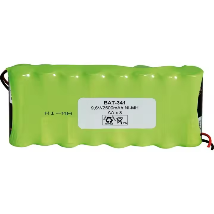 Batería Recargable Nimo 9.6V 2500mah Nimh Aax8 con Cable - 1