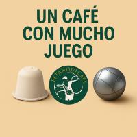 Cápsulas de café PETANQUECAFE Tirador Intenso, caja 100 uds. Cápsulas de café Compostables compatibles con Nespresso.  ¡Un café con mucho juego! Cápsulas de café Petanque Café Intenso ARABICA y ROBUSTA - details 1
