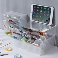 Estuche De Maquillaje Y Labial Transparente Y Mate Organizador Multifuncional De Estación Para Bricos Y Desechos En La Oficina Y El Hogar - details 8