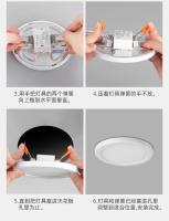 Luz De Panel LED Ultra Delgada Para Techo Ajustable Downlight Para Oficina Edificio Sala De Estar Iluminación Suspenida De Aluminio Dimmable - details 19