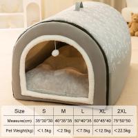 Casa De Perro Invierno Cama Caliente Desmontable Lavable Saco De Descanso Profundo Para Perros Medianos Y Grandes Algodón 100% Estilo Mecánico De Limpieza - details 0