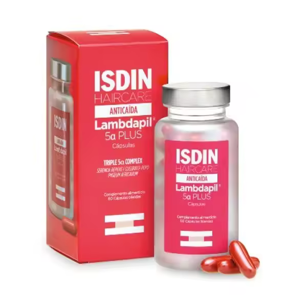 ISDIN HAIRCARE ANTICAIDA LAMBDAPIL 5 ALFA PLUS 60 CAPS BLANDAS - 1