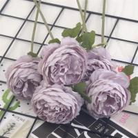 6pcs Cabezas De Flor Peonía Simulada Para Decoración De Bodas Y Fiestas Decoración De Pasteles Y Salón De La Casa - details 1
