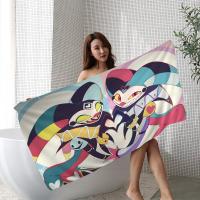 Toalla De Playa Microfibra H-Helluva Boss Terror Absorbente Rápida Secado Suave Yoga Natación Resort Escalada Toalla De Cuidado Personal Tamaño 76x182 Cm - details 12