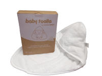 Irisana - Toalla de Baño de Microfibra - Beige - 70 x 70 cm - Albornoz de Bebe con Capucha - Tacto Suave - Ideal Para Pieles Sensibles - Secado Rápido - details 0