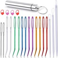 17 Agujas De Yarn Para Crochet Y Tejer Agujas De Mano Para Darn Y Costura De Lana Herramientas De Tejer Y Crochet - details 1