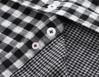 Nueva camisa de manga larga para hombre de talla grande a cuadros informal sin hierro tendencia de camisa de primavera y otoño - details 10