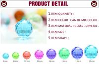 65Pcs/Lot 96Facets Redondas De 8mm Cuentas De Cristal Vidrio Pulidas Para Fabricación De Joyas DIY Pulseras Accesorio De Bordado - details 0