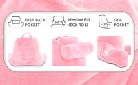 Funda de microfelpa y Rollo para el cuello extraible adecuado para dormitorio, sofá - details 2