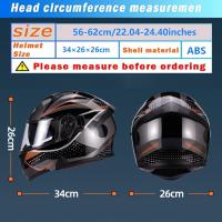 Ayuda de motorcycle flip-up AYUDA DE Cara complete with Anticolisión de Doble visor ajustado para helbres y Mujeres adultos helmet de motorbike todoterr - details 0