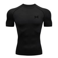 Camiseta De Deporte Para Hombres Secado Rápido Comprimido Muscular Para Gimnasio Y Running Talla S-3XL Ropa De Fitness Casual - details 2