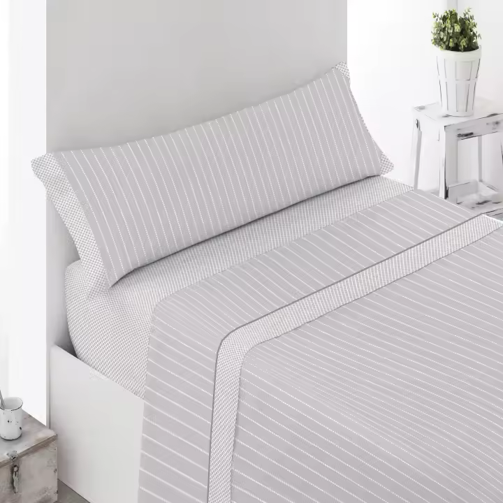 Vivid Torral - Juego De Sábanas Verano 50% Algodón 50% Poliéster Suave Frescas Transpirables Estampadas (3 y 4 piezas) - 1